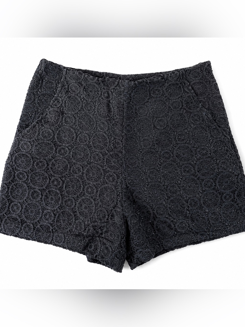 Black Lace Shorts Women‎ Small Mini Stretch Indie Sleaze